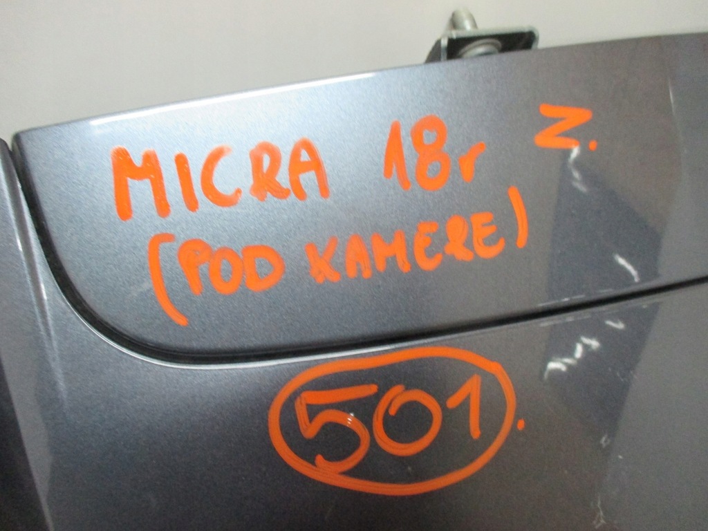 фото №5, Крышка багажника задняя nissan micra k14 18r pod камера