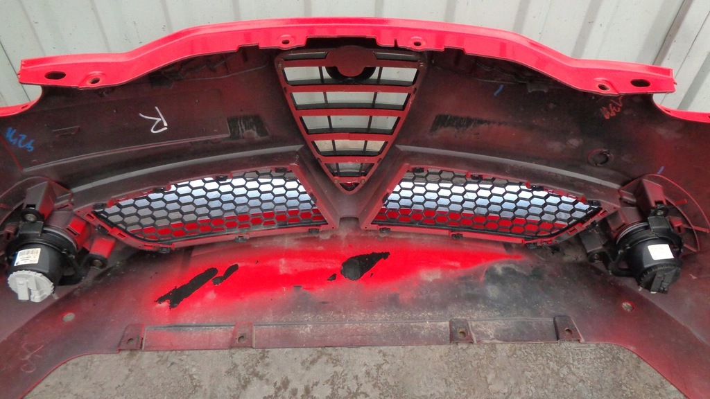 фото №14, Бампер alfa romeo mito 2008-2013r. передній перед червоний kod 185