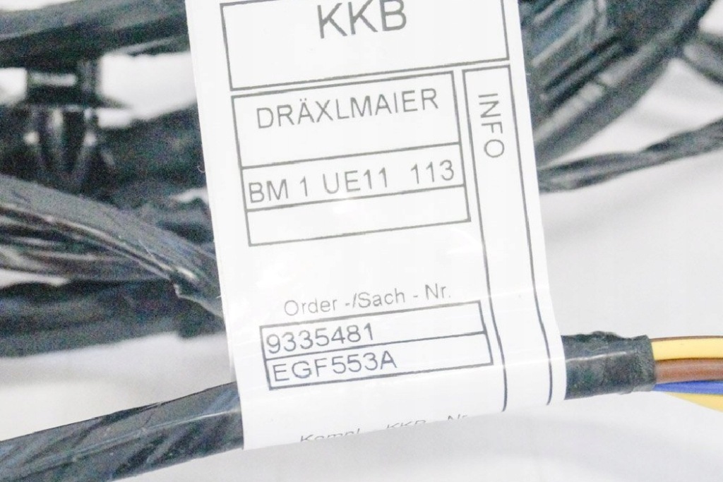 фото №7, Bmw x3 f25 джгут трубопровід бампера передній 61129335481 9335481 2013