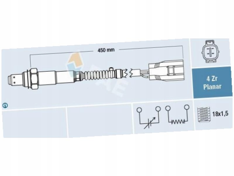 фото №2, Датчик лямбда-зонд fae 77644