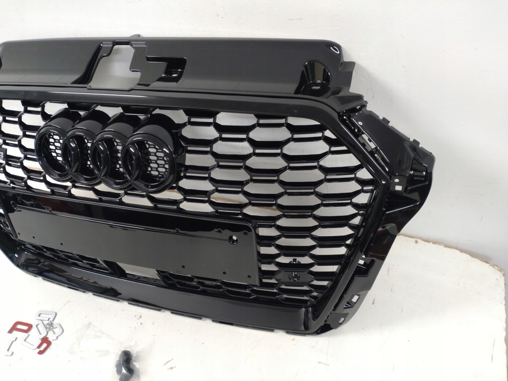 фото №6, Rs3 решітка радіатора audi a3 2017-20 nowa решітка радіатора радіатора full black з pdc acc радар