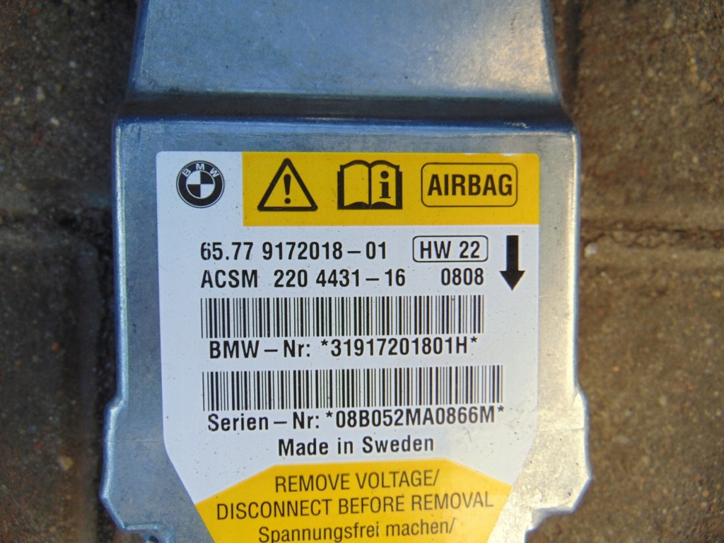 фото №14, Консоль набор подушка безопасности bmw 5 e60 e61 lift europa