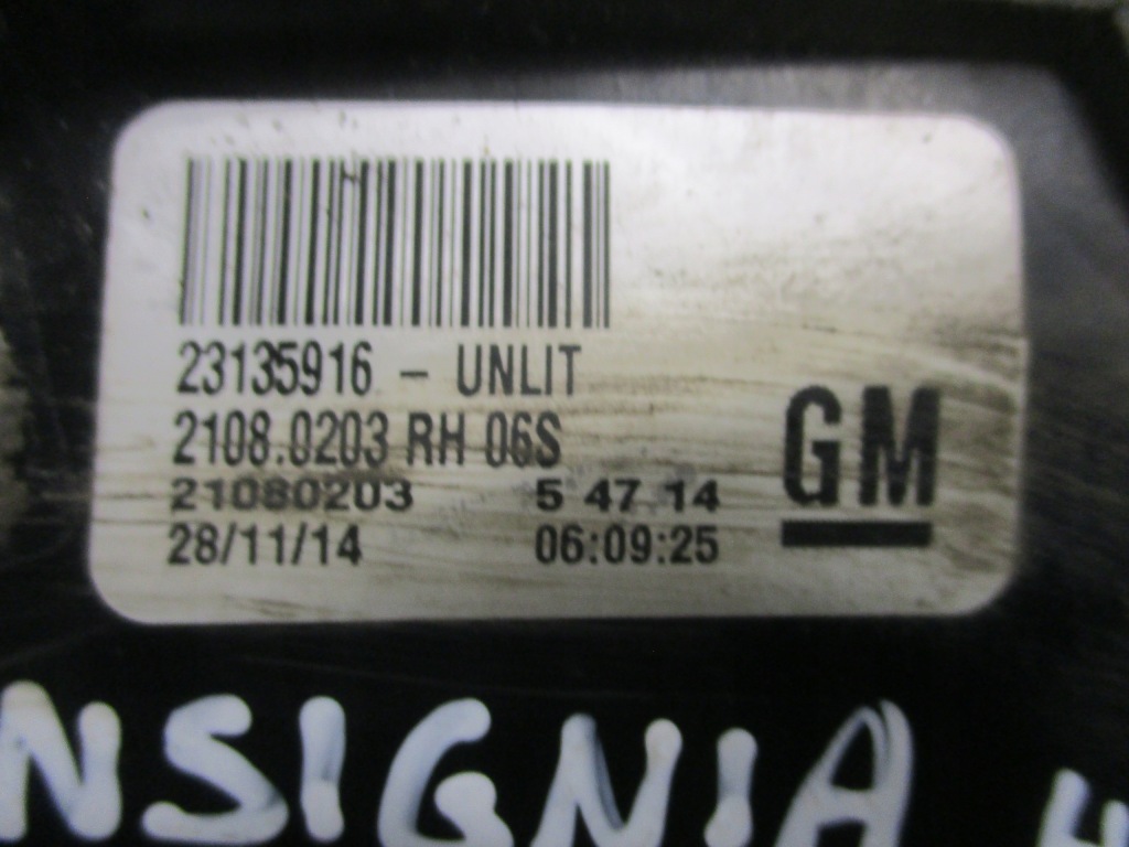 Фара правий задній opel insignia a 1 рестайлінг  hb w кришці  23135916 led Недорого