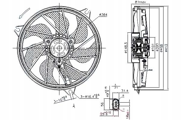 фото №2, Nissens 85662 вентилятор, охлаждение двигателя