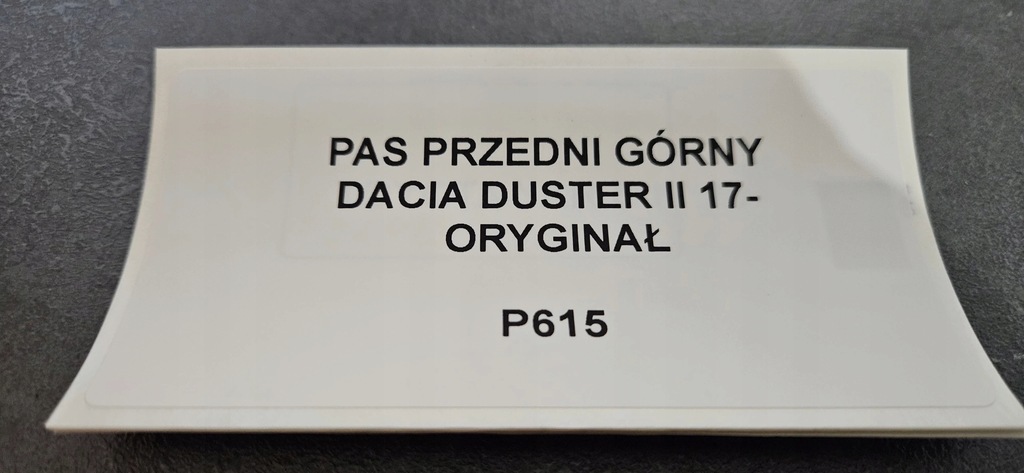 фото №4, Pas передний верхний dacia duster ii 17- оригинал