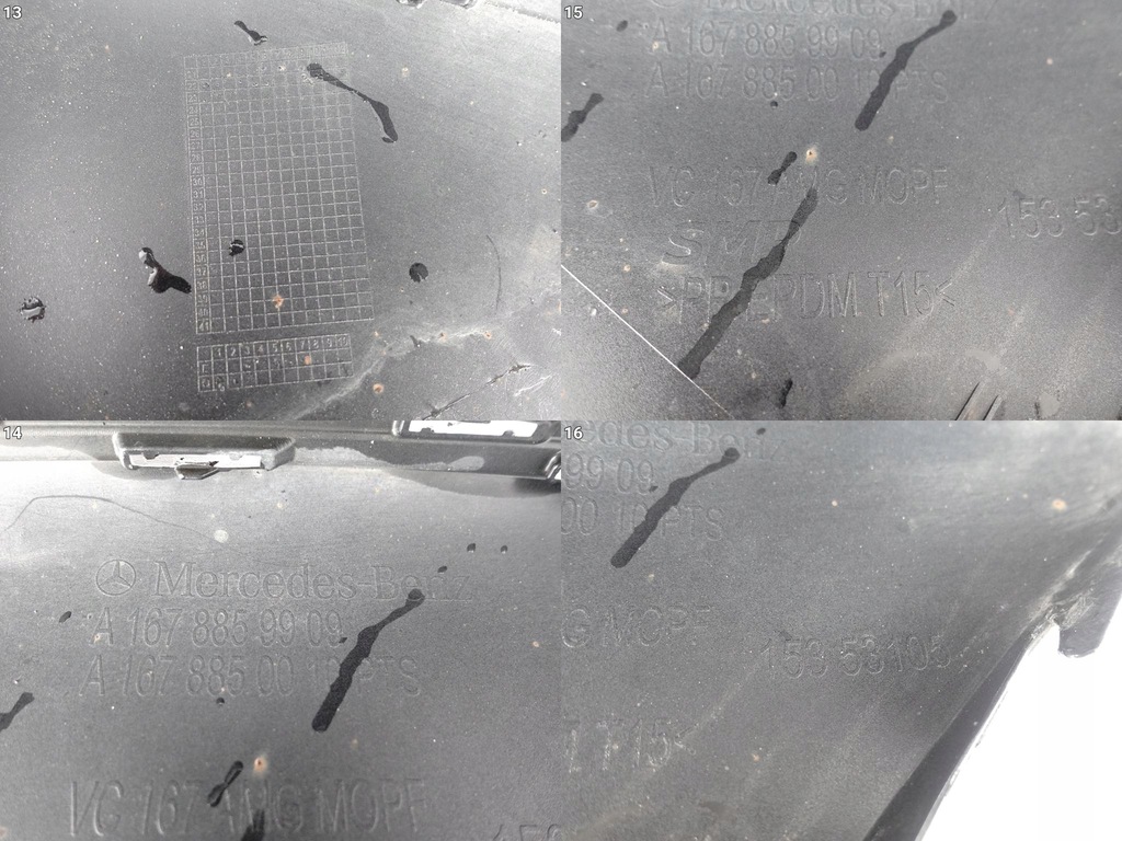 фото №14, Mercedes gle suv w167 v167 coupe c167 amg mopf lift 23- бампер перед pdc