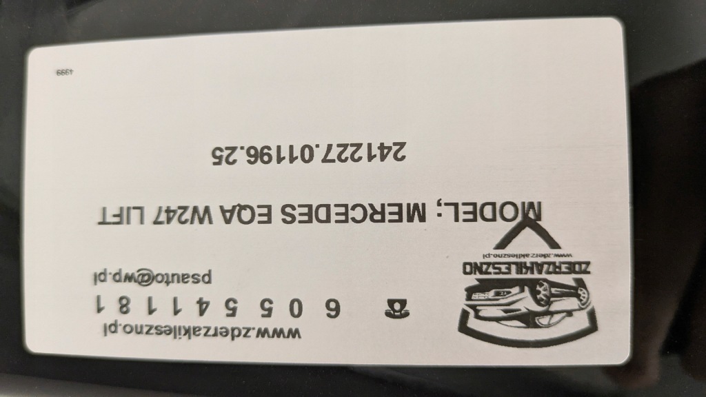 фото №13, Бампер передний mercedes eqa w243 lift