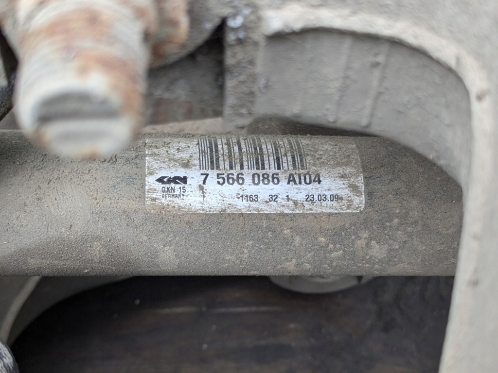 фото №12, Повний підрамник балка задня bmw 7 750i f01 f02 oś поворотна dynamic drive 08-