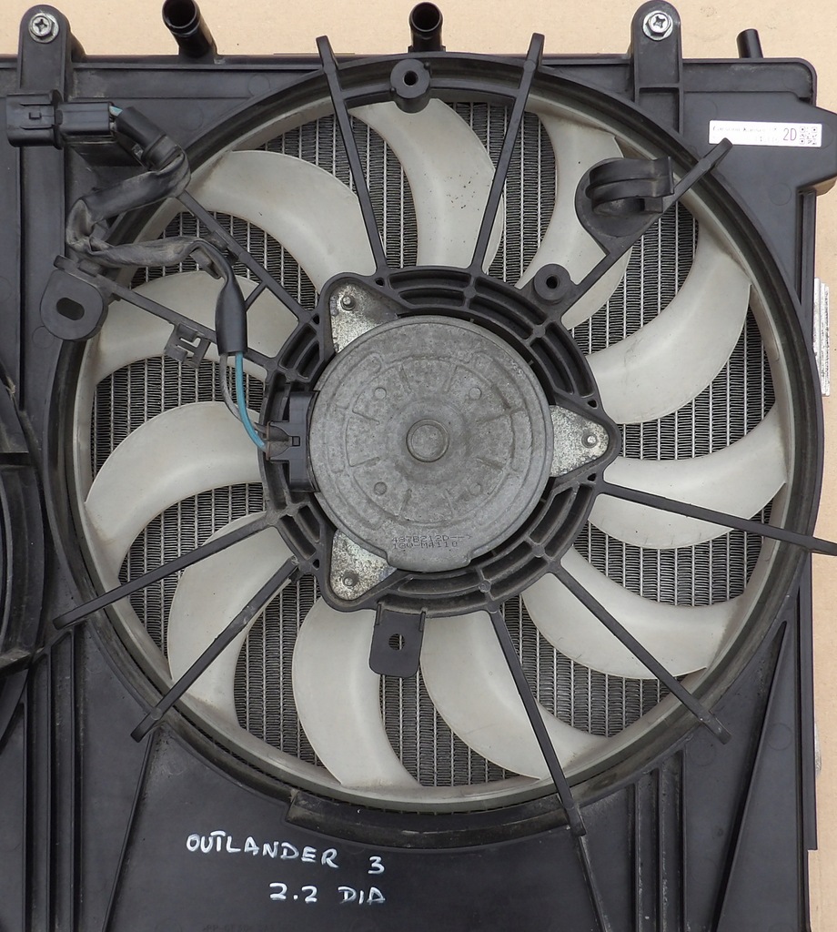 фото №7, Mitsubishi outlander 3 iii 2.2 di-d 2014 радиатор вентиляторы