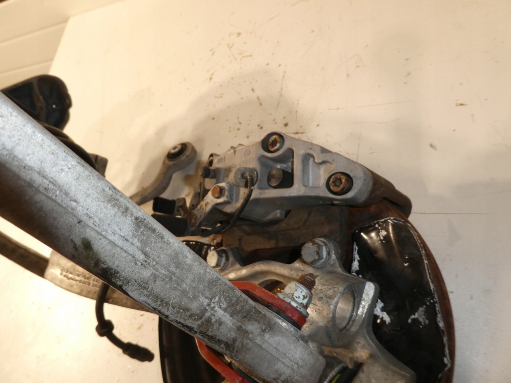 фото №8, Audi a6 c6 підвіска правий перед поворотний кулак важелі 4f0407242j