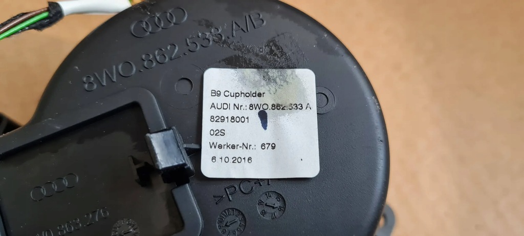 фото №5, A4 b9 8w кронштейн na кружки подстаканник подсвечиваемый led 8w0862533a a5 8w