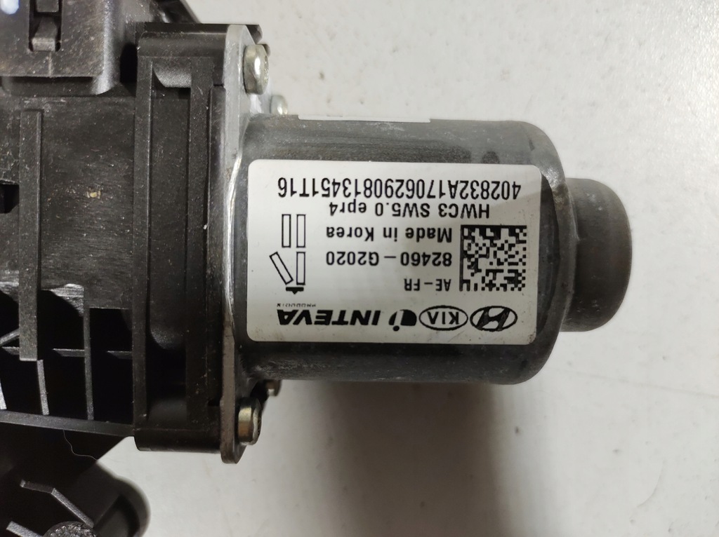 фото №5, Hyundai ioniq 17r- моторчик стекло правый перед