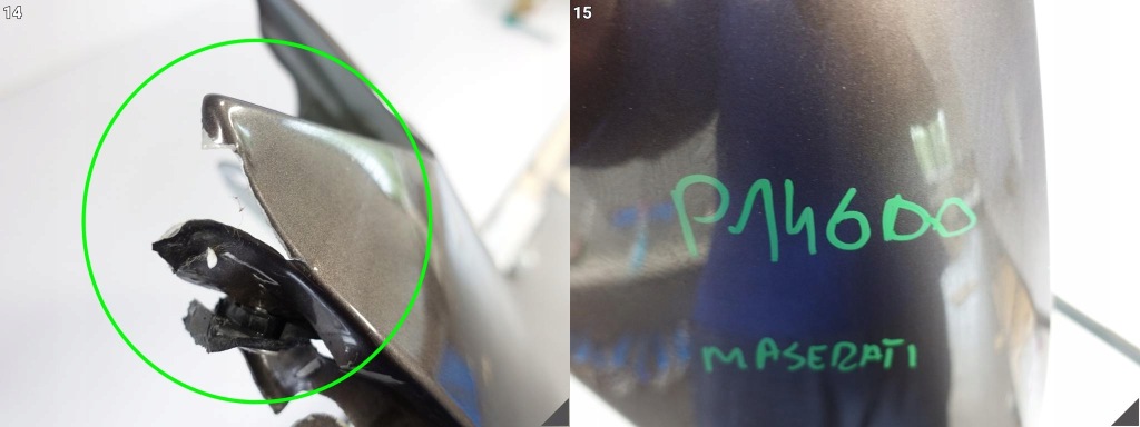 Maserati quattroporte vi 6 m156 13-24 рестайлинг  крыло fender левый перед с Разборки