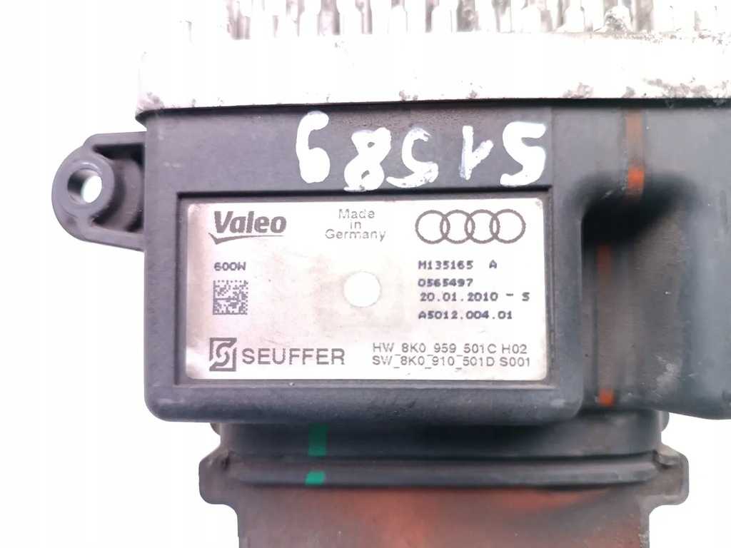 фото №7, Audi a4 модуль / блок управления вентилятора вентилятор 2.0 tdi дизель 8k0959501c