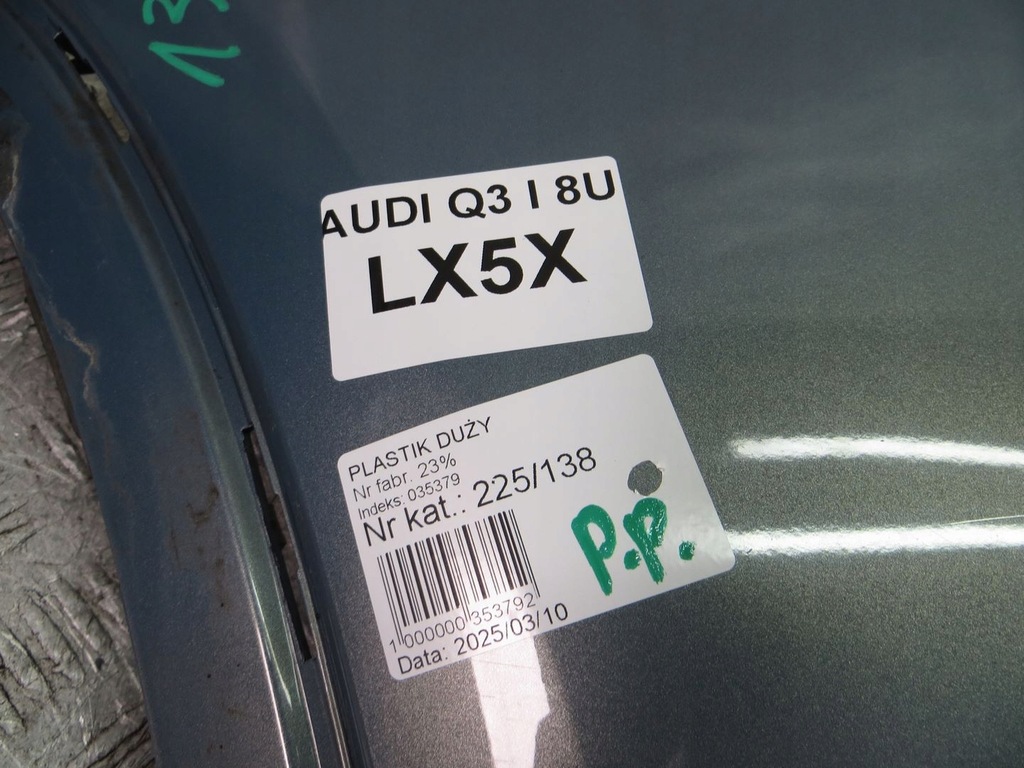 фото №7, Audi q3 8u уголок бампера правый перед lx5x 11-