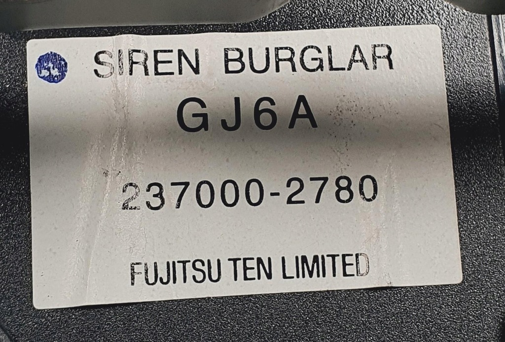 фото №5, Сирена сигнал сигнализация mazda rx-8 237000-2780