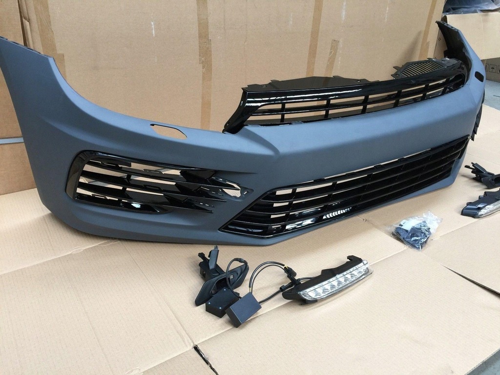фото №4, Бампер передний vw scirocco 15- look r20