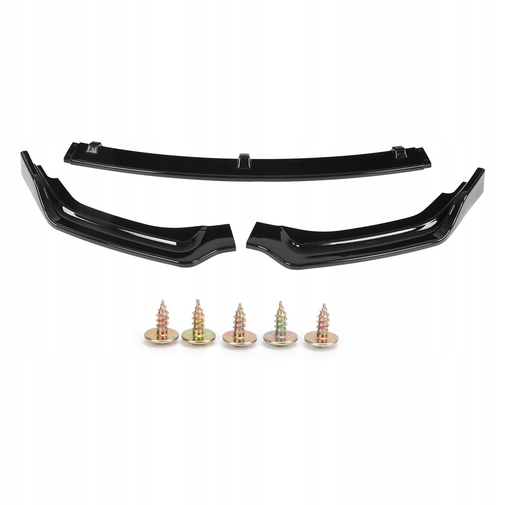 фото №11, 3pcs gloss black передняя часть drumiper сплиттер замена warg dla infiniti zj