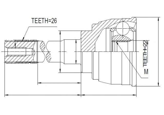 фото №2, Шарнир наружный suzuki samurai 92-