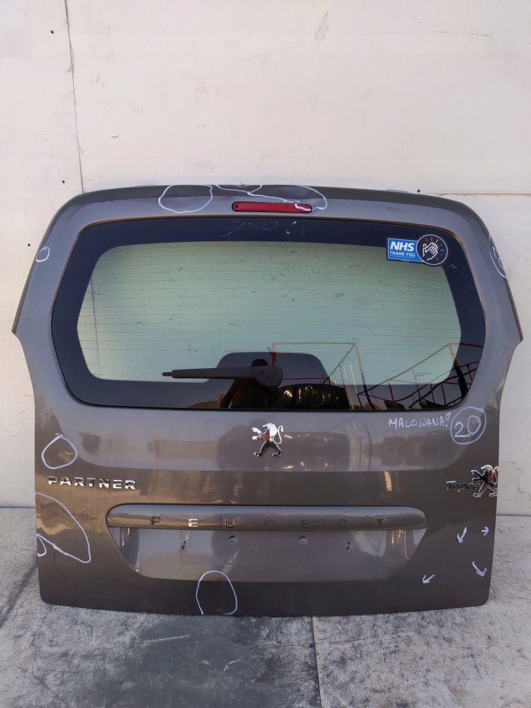 фото №16, Citroen berlingo 3 peugeot partner iii крышка багажника задняя задняя