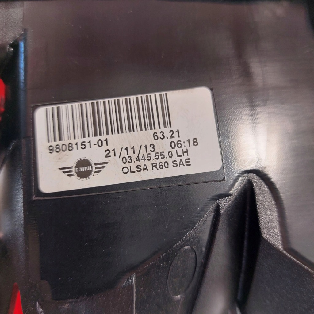 фото №2, 2014 mini cooper countryman r60 лампа задня 9808151