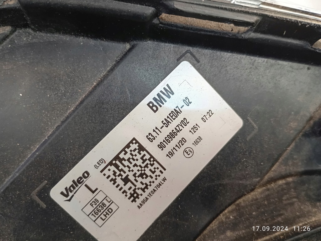 фото №14, Лампа передня перед ліва bmw x2 f39 90169864