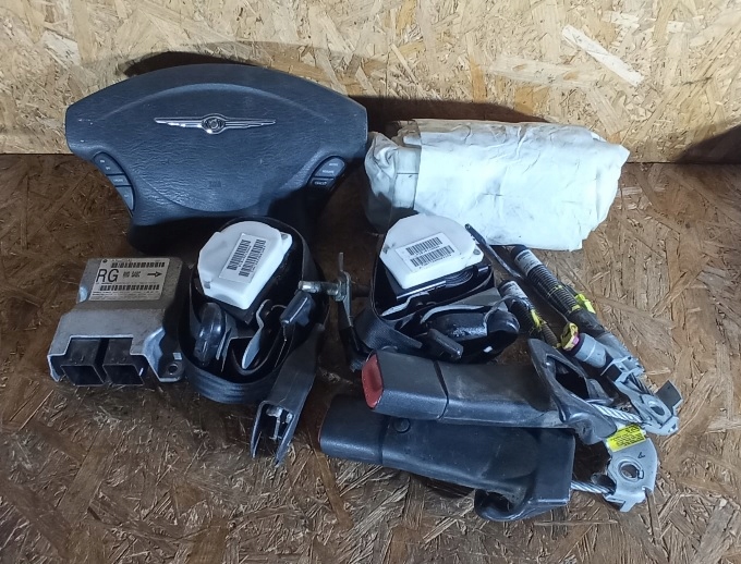 фото №1, Набор подушка безопасности chrysler voyager iv 2001 - 2008 rok