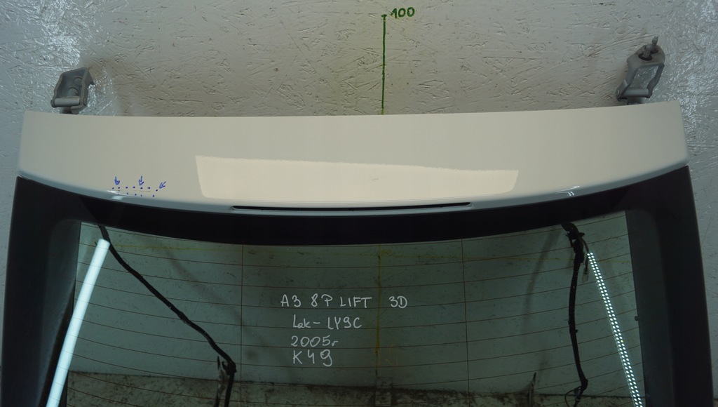 фото №10, Кришка багажника багажника задня audi a3 8p lift 3d ly9c