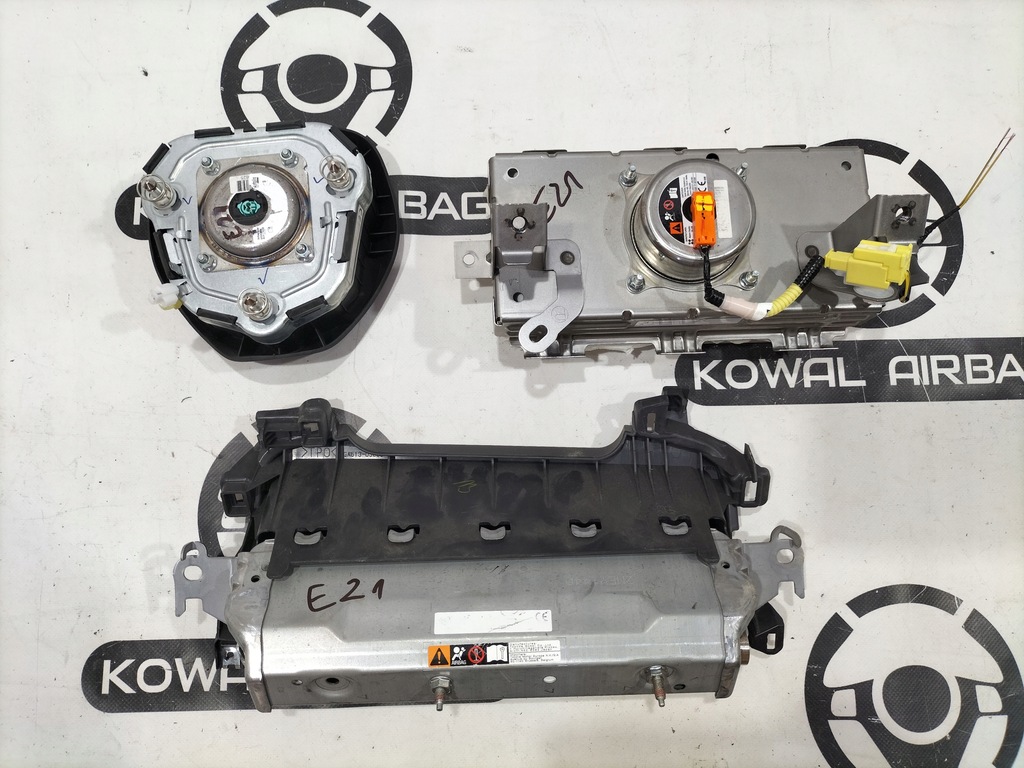 фото №7, Toyota corolla e21 приборная панель консоль подушка безопасности подушки безопасности ремни оригинал демонтаж