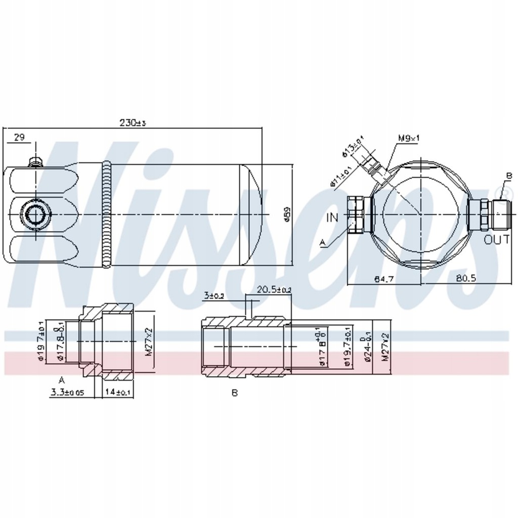 фото №14, Nissens 95165 осушувач, кондиціонер