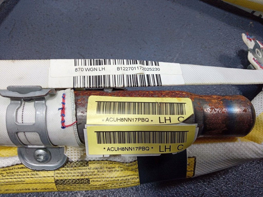 фото №4, Toyota avensis t29 kombi подушка безопасности шторка безопасности левая