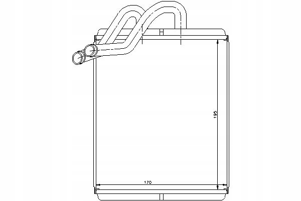 фото №13, Nissens 77518 теплообмінник тепла, обігрівач салону