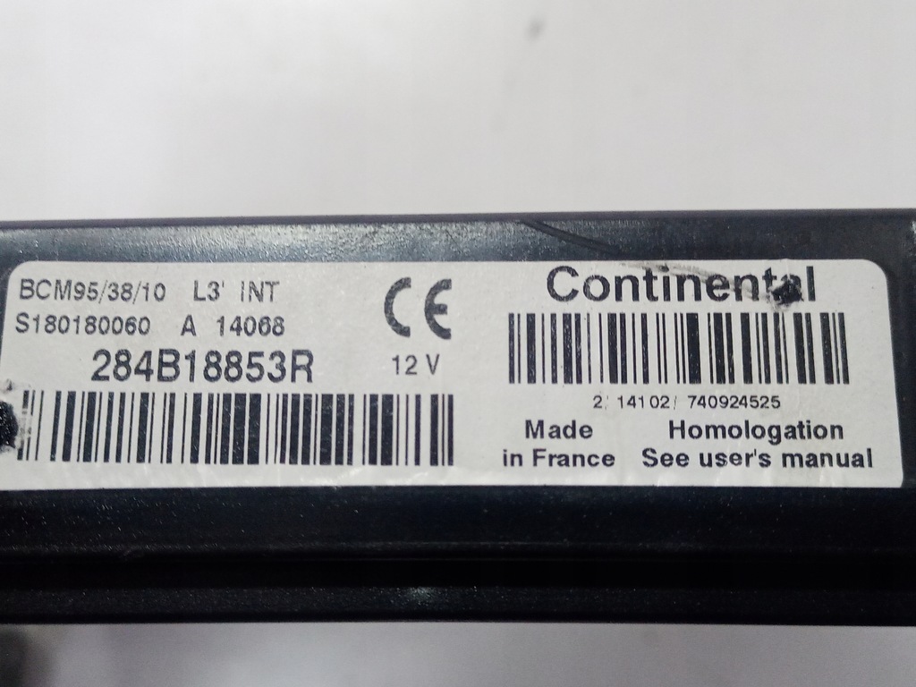 фото №5, Бортовий комп'ютер набір renault zoe 237d40124r