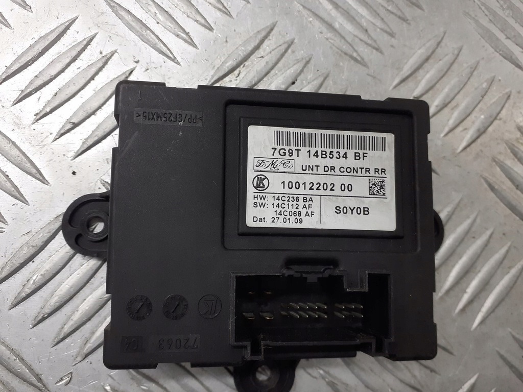 фото №1, Модуль блок керування двері правий задня ford mondeo mk4 7g9t14b534bf