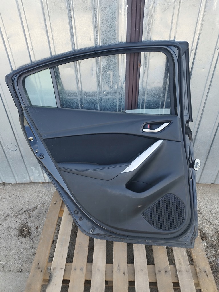 фото №11, Дверь левая левый задняя mazda 6 iii gj 2012-2014 чёрные 41w sedan оригинал