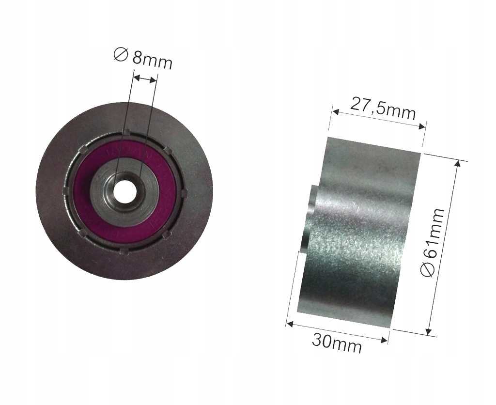 фото №1, Натягувач розподільного валу ролик fiat croma 05+