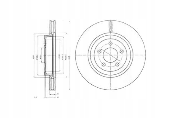 Delphi bg9050 диск тормозная 1szt Доставка