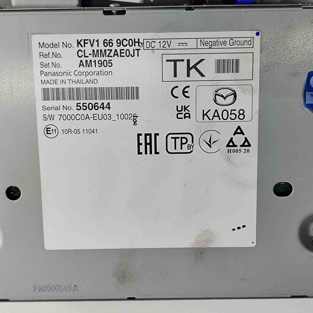 фото №7, Радио с навигация mazda cx-5 kf kfv1669c0h 29828097 2.2l 110kw 2021