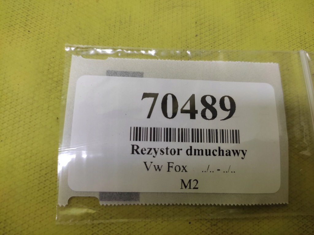 фото №6, Vw fox резистор вентилятор 6q0959263a