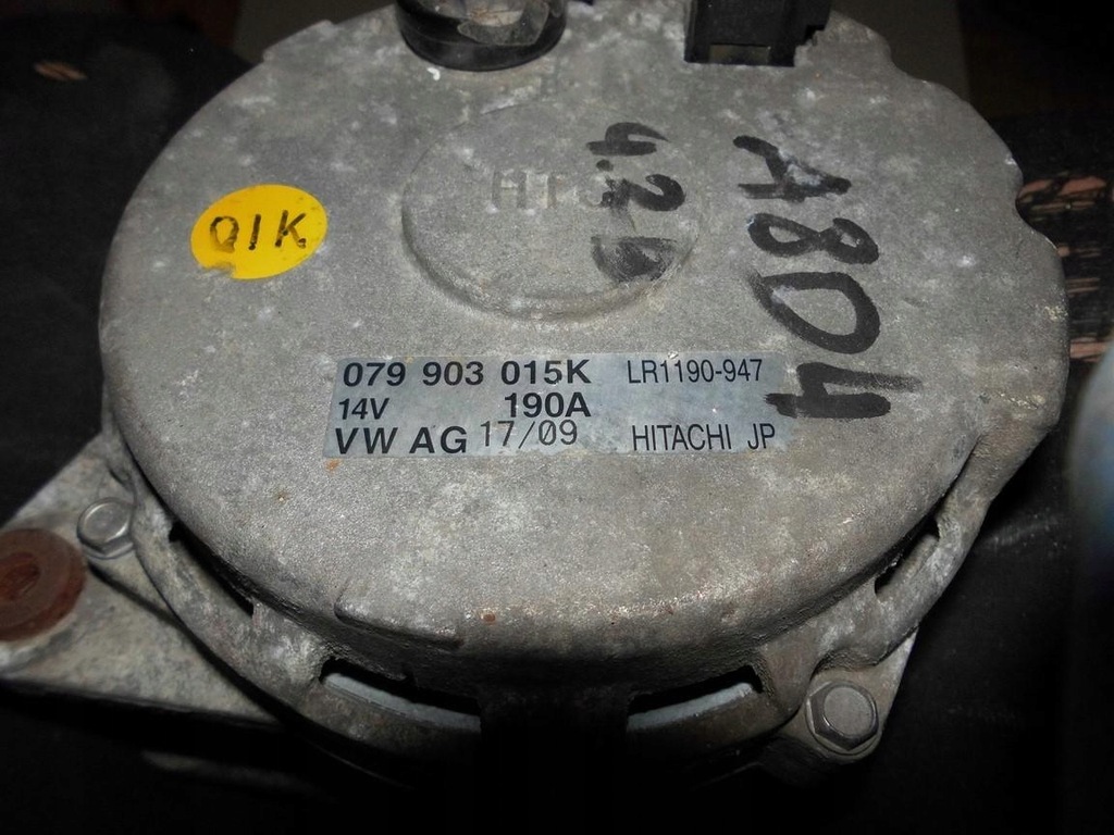 фото №6, Генератор audi a8 d4 4.2 079903015k lr1190-947