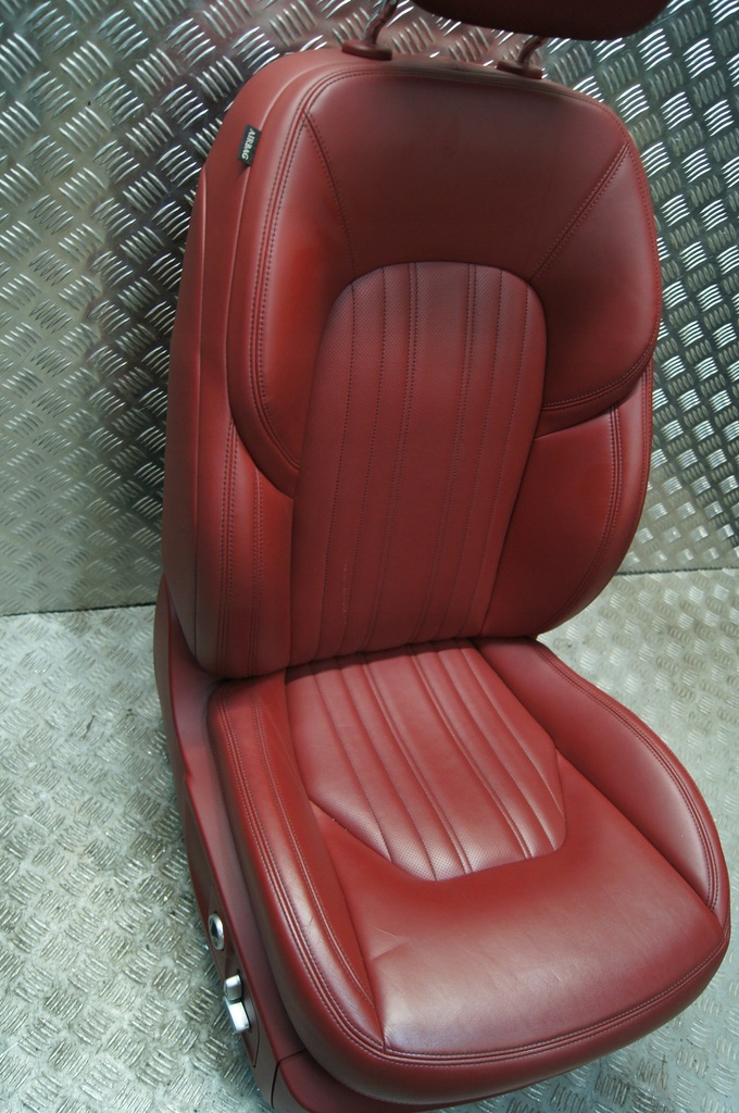 фото №6, Maserati levante сиденье правый пассажира красный