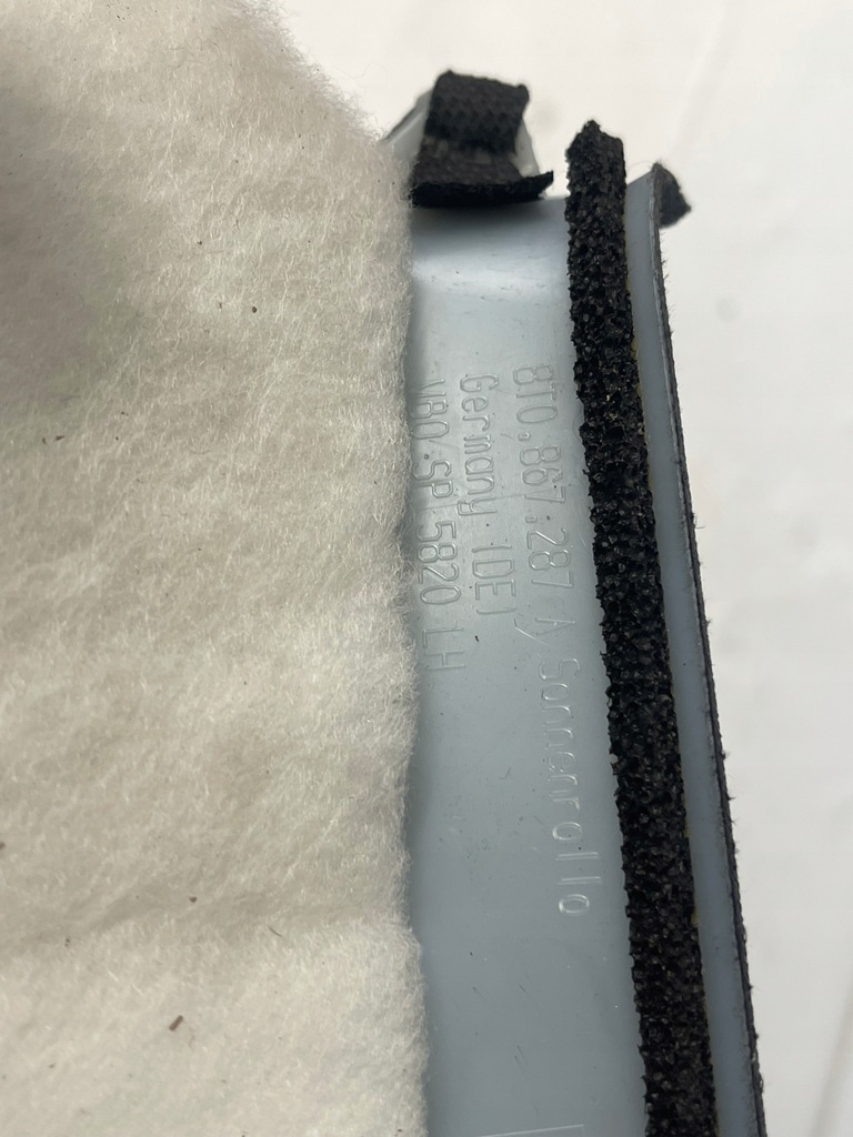 фото №7, A5 8t coupe sline обшивка захист стійка c лівий задня ліва задня 8t0867287a