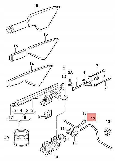 фото №9, Напрямна троси ham. ручний. vw golf iv p