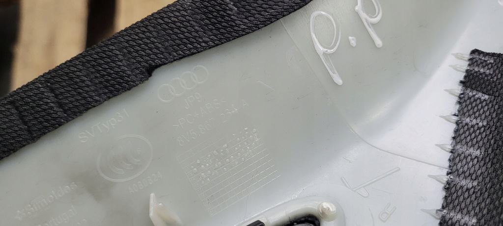 фото №11, A3 8v lift s3 защита стойка правая потолочный sline czarna 8v5867234a