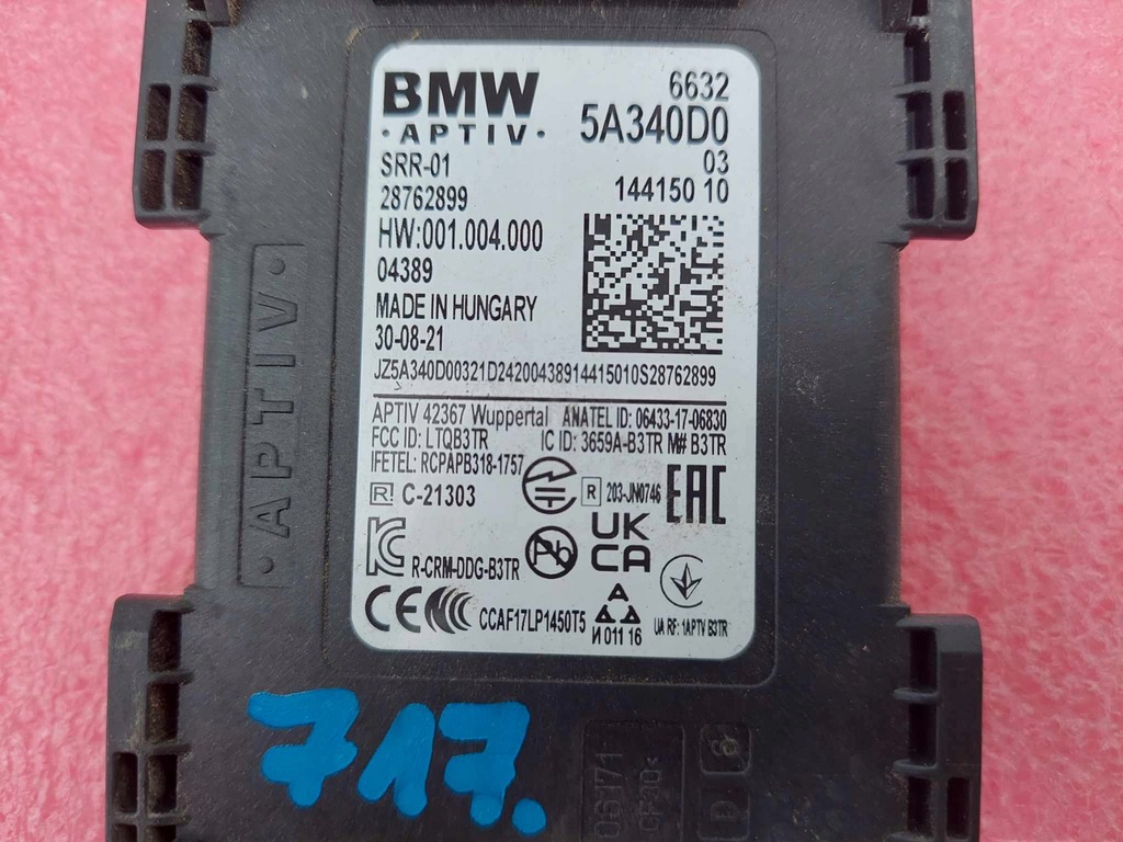 фото №4, Bmw x6 g06 радар асистент поперечина руху 5a340d0