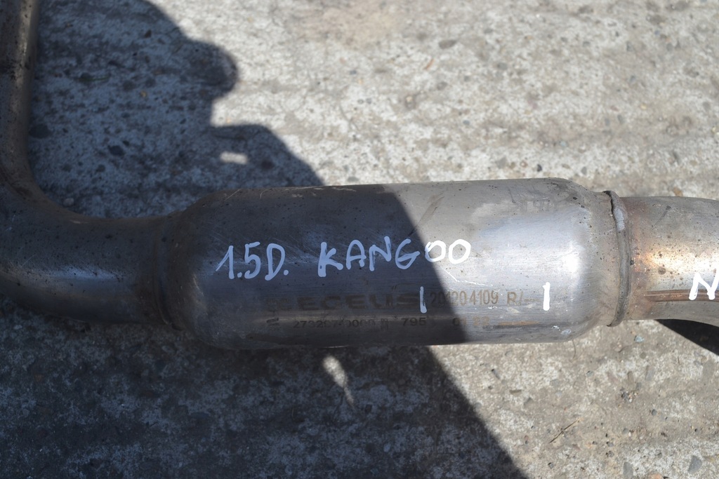 фото №2, Гаситель выхлоп труба renault kangoo iv 21r 1.5 dci