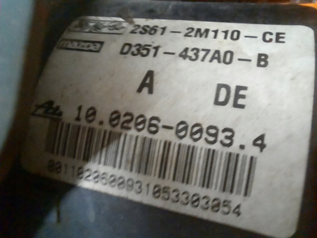 фото №6, Ford fusion i 1.4tdci 02-05 насос abs 10096001063 f6ja