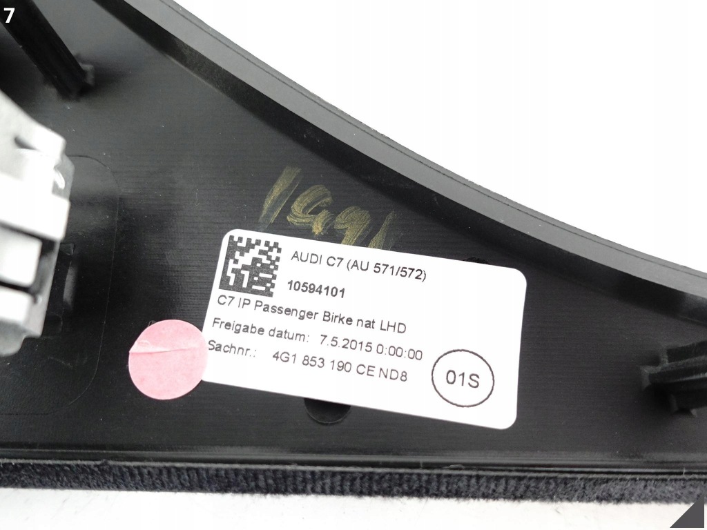 фото №8, Audi a6 s6 4g0 4g1 c7 14-18 lift молдинг dekor w панель приладів drewno birke nat nd8