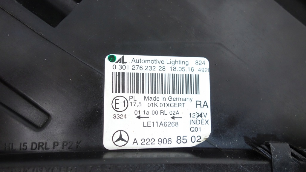 фото №9, Mercedes s-klasa w222 лампа full led правый перед 13-20 a2229068502