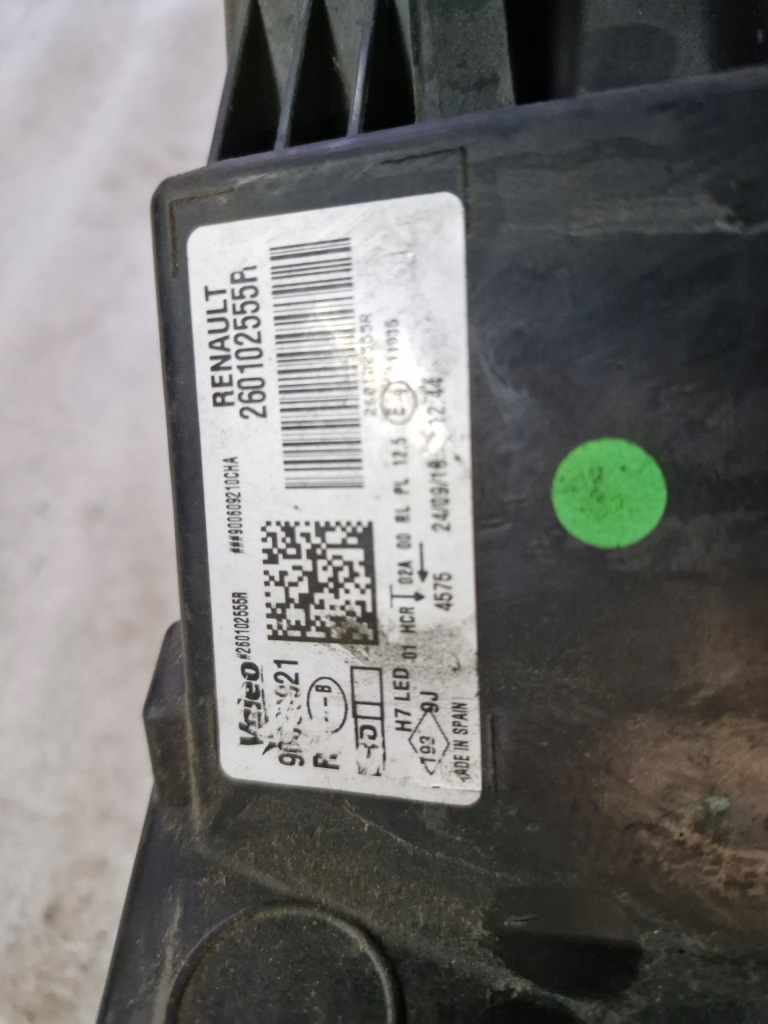Renault megane iv 4 led фара перед передняя p 260102555r с Разборки